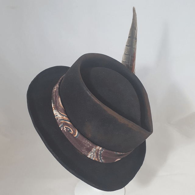 Fedora vieilli "Calamity" en feutre
