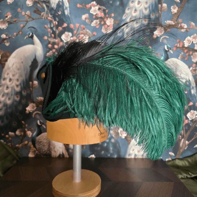Tricorne vert et noir