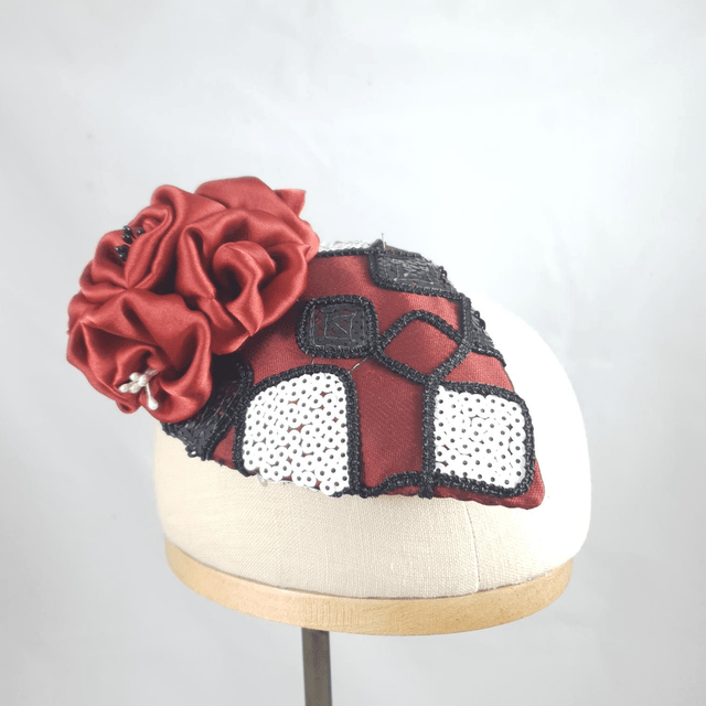 Fascinator goutte à motif