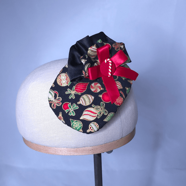 Fascinator rectangle de Noël