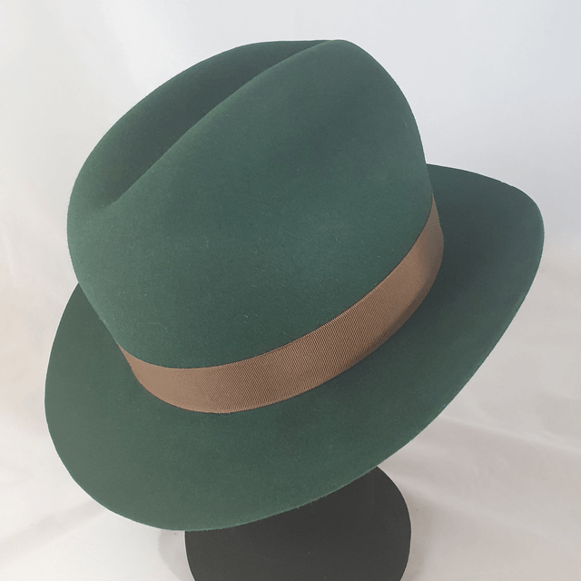 Cattleman en feutre vert