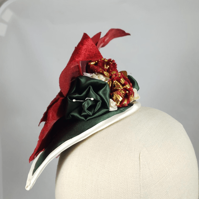 Fascinator goutte à très grande fleur