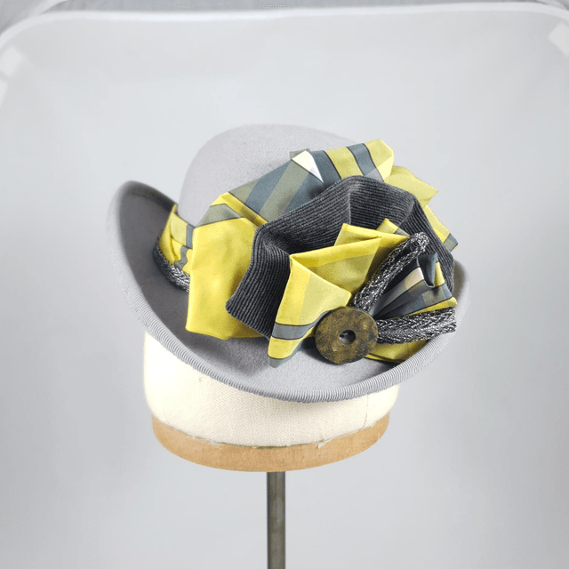 Midi melon gris et jaune