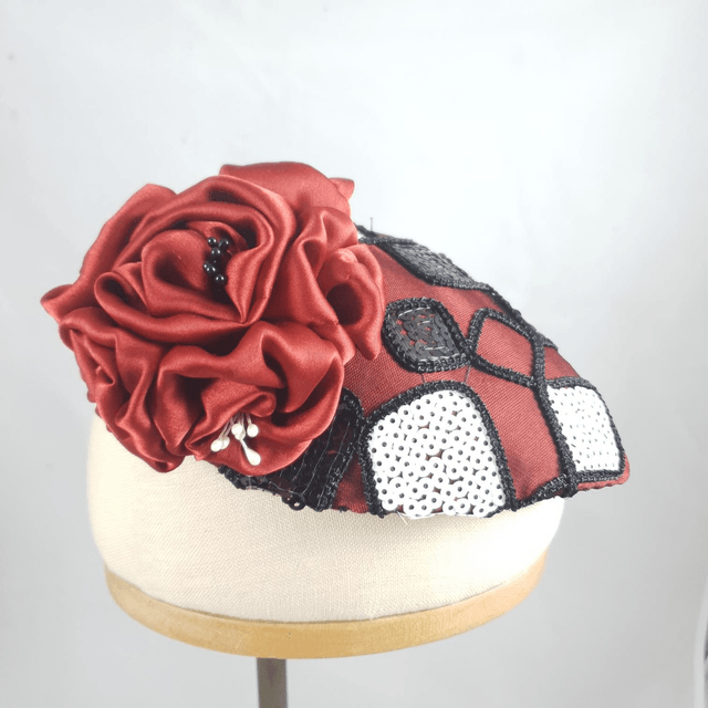 Fascinator goutte à motif