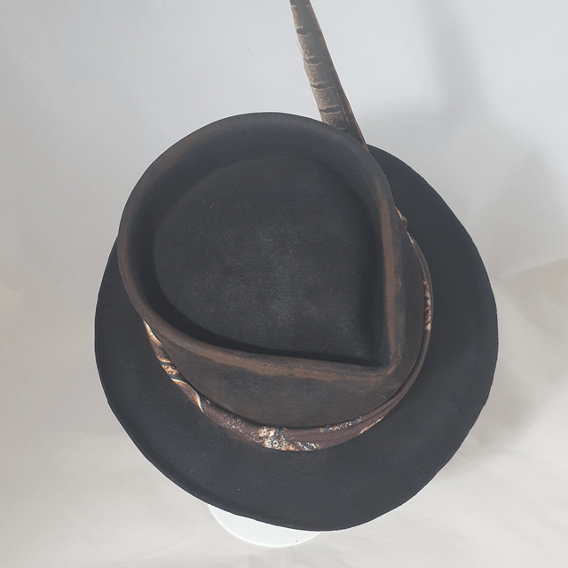Fedora vieilli "Calamity" en feutre
