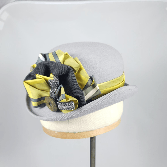 Midi melon gris et jaune