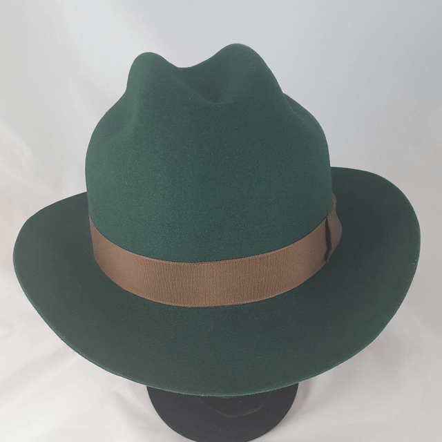 Cattleman en feutre vert