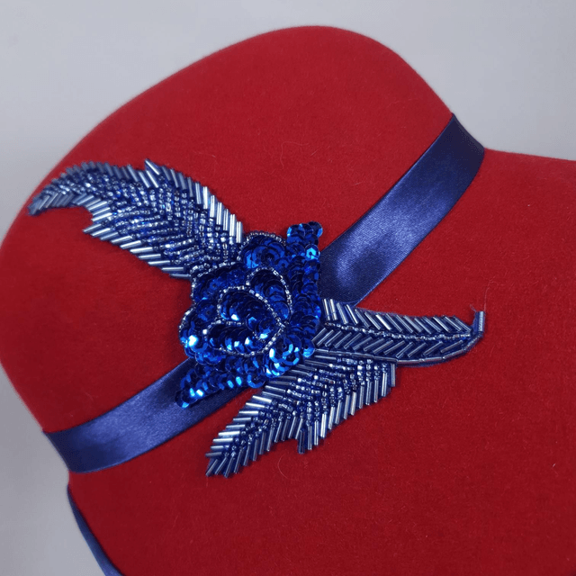 Cloche rouge et bleu