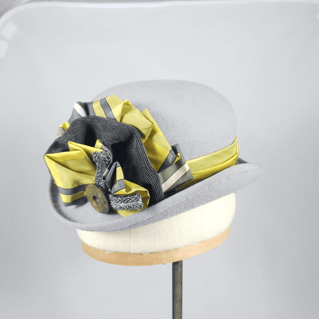 Midi melon gris et jaune