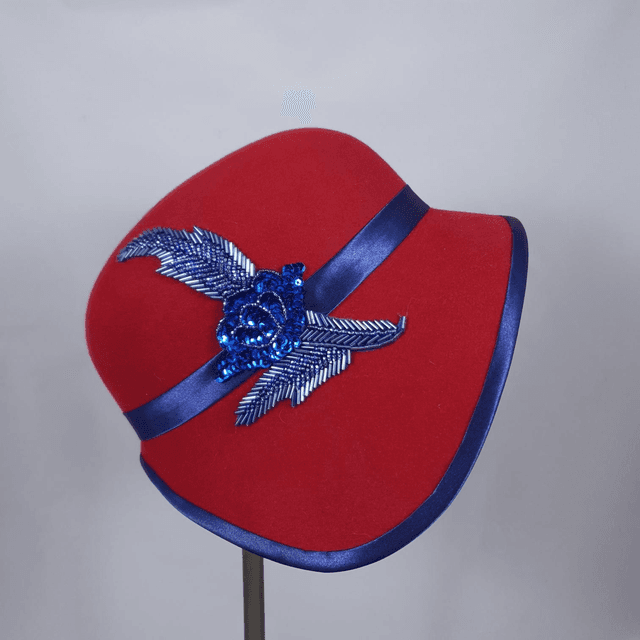 Cloche rouge et bleu